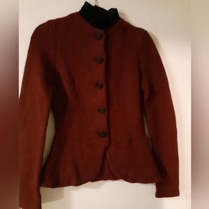 VINTAGE LAUREN by Ralph Lauren peplum knit sweater